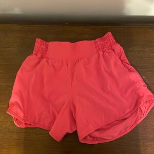 hotty hot high-rised lined short 4” (no damage to liner)